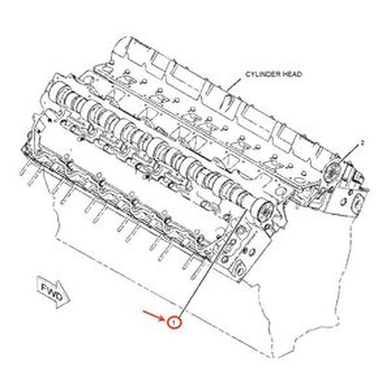 Camshaft 421-0087 for Caterpillar CAT Off-Road Trucks & Tractors buymachineryparts