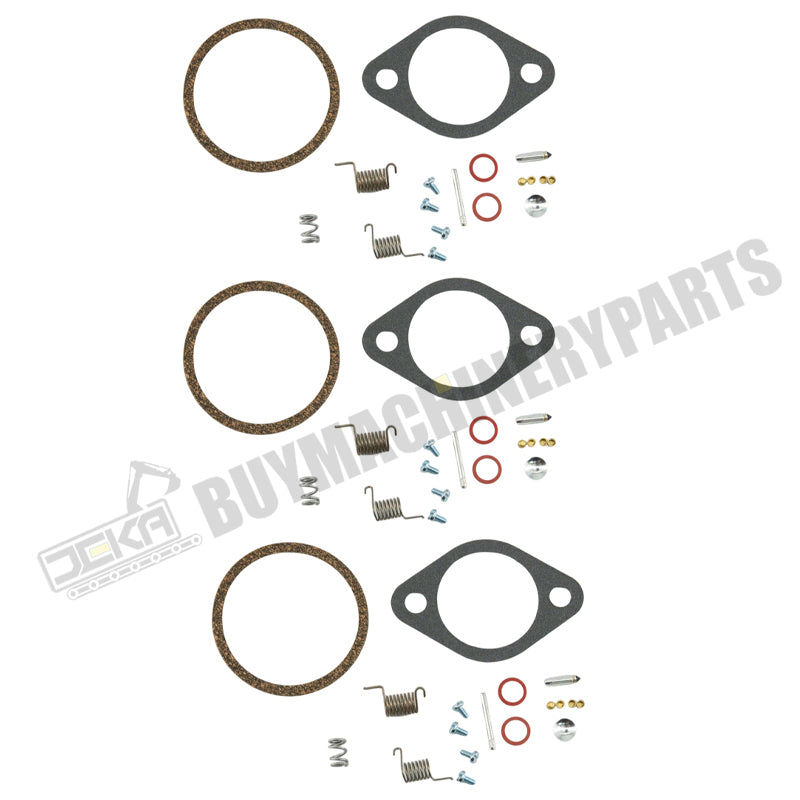 3 Pieces Carburetor Rebuild Kit 809735A1 for Mercury Force 90-95 HP 1996-1997 1999 buymachineryparts