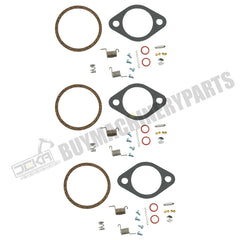 3 Pieces Carburetor Rebuild Kit 809735A1 for Mercury Force 90-95 HP 1996-1997 1999 buymachineryparts