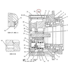 Carrier 7y-1433 for caterpillar cat 320c 315c 318b 318c 319c 319d 320-a 320b 320d 320e 320n 321b 321c 322b 323d