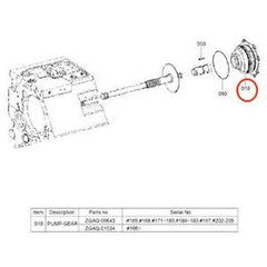 Charging Pump ZGAQ-01524 for Hyundai HL770-9 HL780-9A HL970 HL980 Loaders