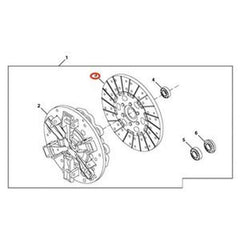 Clutch Disk RE210075 AR55660 for John Deere Tractor 4000-4020