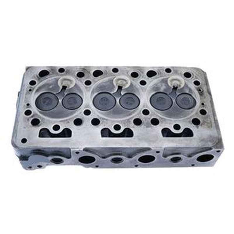 Complete Cylinder Head Kit with Valves for Kubota B1-14 B1-15 B6200-DJ B1550D B1550E B1550HST-D B1550HST-E B6200D B6200E B6200HSTD B6200HSTE