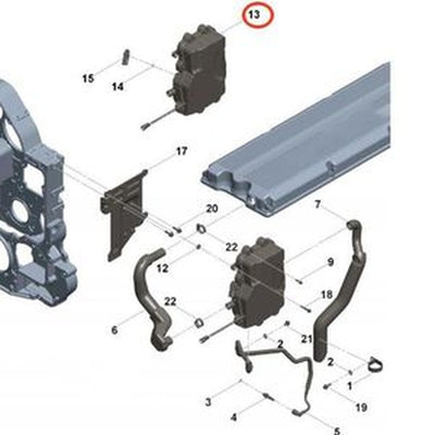 Crankcase Breather Element 4312013 for Cummins ISX CM871 CM2350 X101 Engines