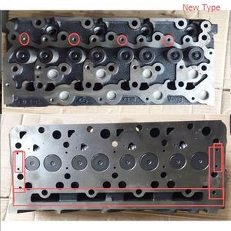 Complete Cylinder Head with valve for Kubota Engine V2003 V2203 V2403 - Buymachineryparts