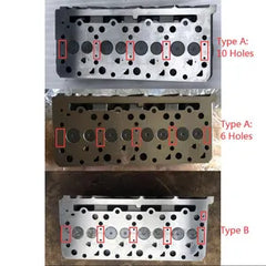 Complete Cylinder Head + Full Gasket Kit 16429-0304 6655153 for Kubota V2203 V2203T V2203E V2203B Engine Bobcat Loaders