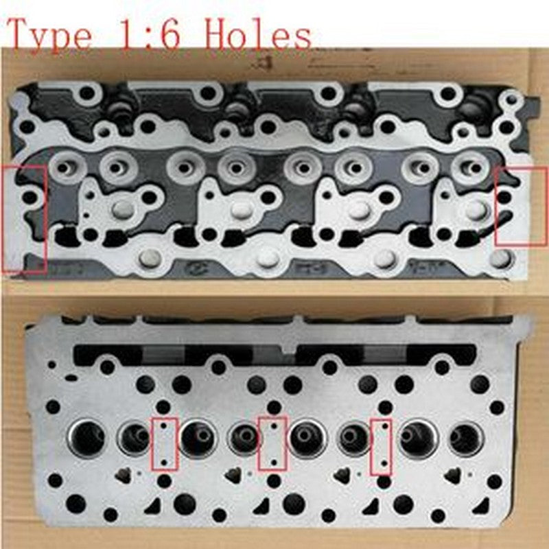 Cylinder Head & Full Gasket Set 1J860-03040 for Kubota V2203-M V2203M Engine - Buymachineryparts