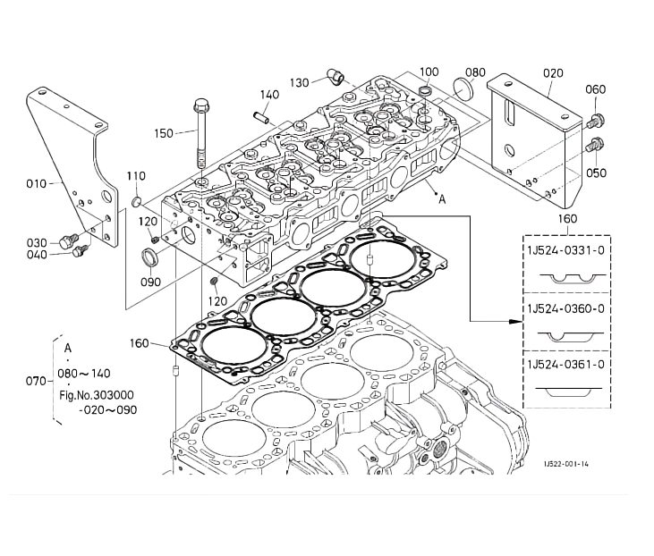 Original Kubota 1g41022010 main image 1
