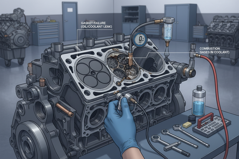 How to Diagnose Cylinder Head Gasket Failures?