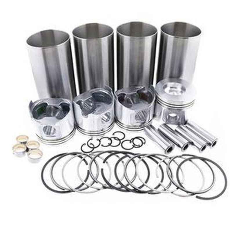 Cylinder Liner Kit (4pcs) for Yanmar 4TNE88 & John Deere 4022 Engines