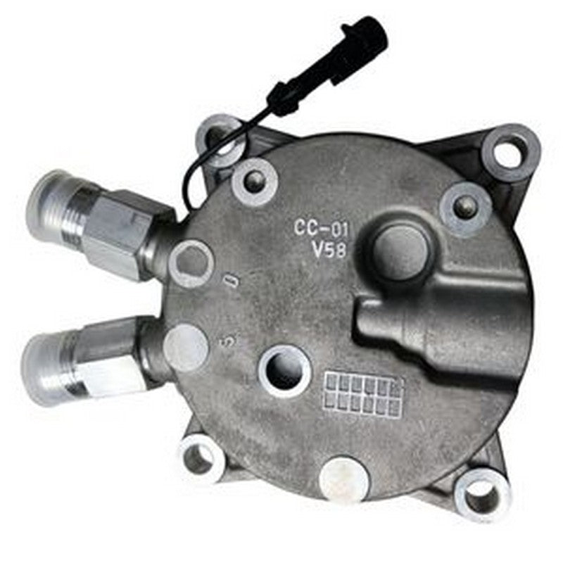 A/C Compressor 42N-07-11170 for Komatsu Backhoe Loader WB93R-5 WB93R-5E0 WB93R-5E0  WB97R-5 WB97R-5E0 WB97S-5E0 WB93S-5 WB97S-5 Delphi V5