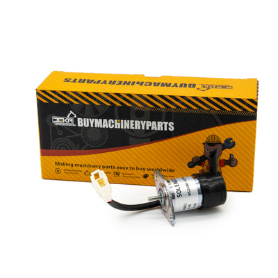 Denso 052600-4150 Solenóide de parada para escavadeira Kubota KX41-2 KX41H KX61-2 KX71 KX91-2 12V 