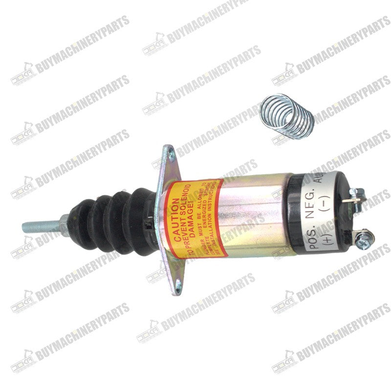 Diesel Shut Down Solenoid 1500-2171 1502-12A2U1B2S2 12V Fit for Woodward - Buymachineryparts
