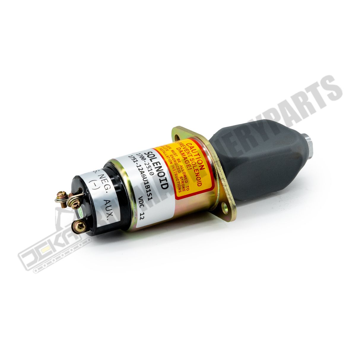 Diesel Shut Down Solenoid 1700-2510 1751-12A6U1B1S1 with 3 Terminals