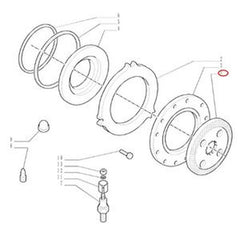 Brake Disc 47126358 for CASE MXM175/190 Puma 165-225 Tractor buymachineryparts