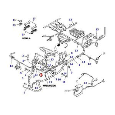 Diode 08020-10000 for Komatsu Engine 4D95L PC210-6 PC220-6 PW140-7 WA120-3 WA180-3 WA250-3 WA320-3 WA380-3