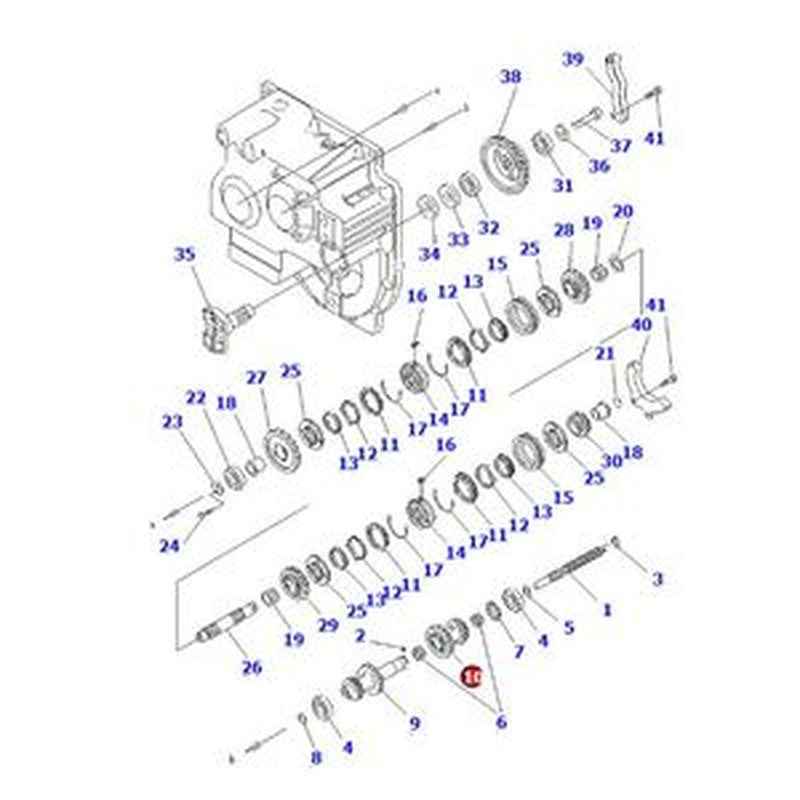 Direct Drive Transmission Gear 3EB-14-53220 for Komatsu Forklift FD Series
