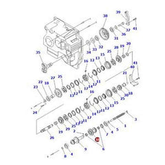 Direct Drive Transmission Gear 3EB-14-53220 for Komatsu Forklift FD Series
