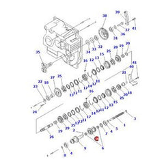 Direct Drive Transmission Gear 3EB-14-53220 for Komatsu Forklift FD Series buymachineryparts