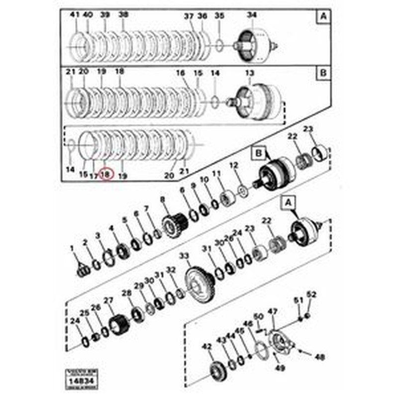 Disc 11704882 & 11992887 for Volvo Wheel Loader 4200 L30 buymachineryparts