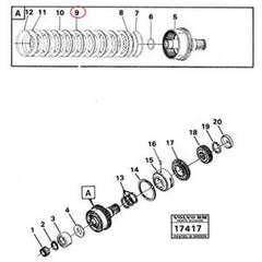 Disc 11704882 & 11992887 for Volvo Wheel Loader 4200 L30 buymachineryparts