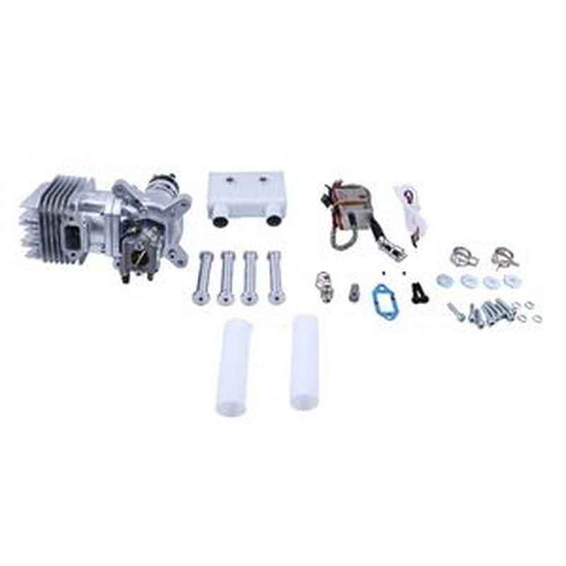 DLE-55 Single Cylinder RC Gas Engine for High-Performance Aircraft