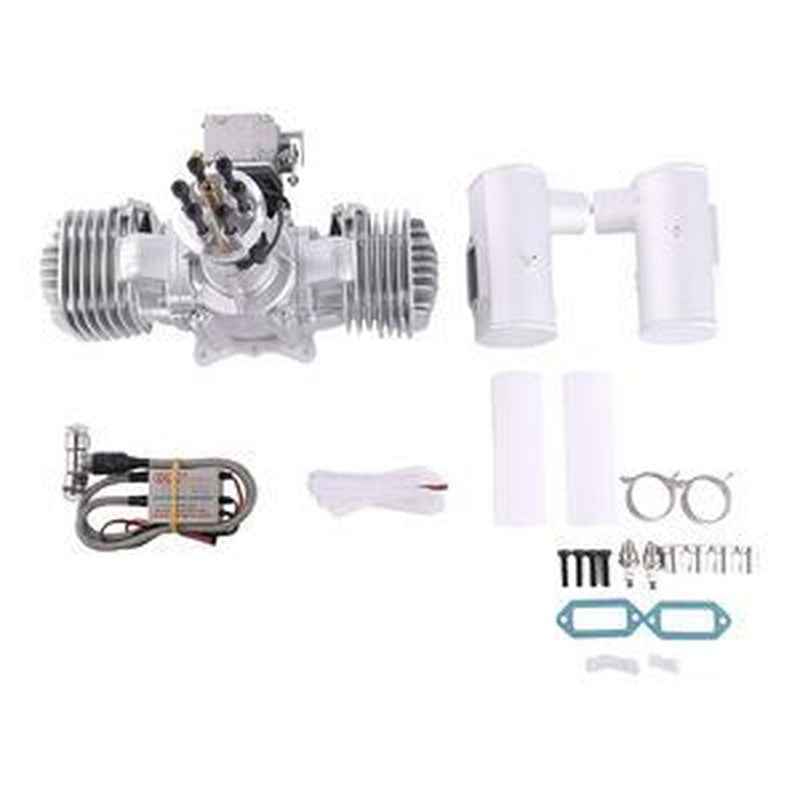 DLE-170 Twin Cylinder Gas Engine for High-Performance RC Aircraft
