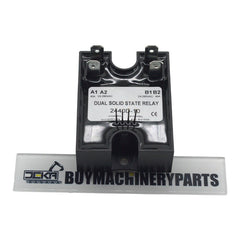 Dual Solid State Relay Sad2440 SSR 4-15vdc Input 280vac 40a Random Turn on - Buymachineryparts