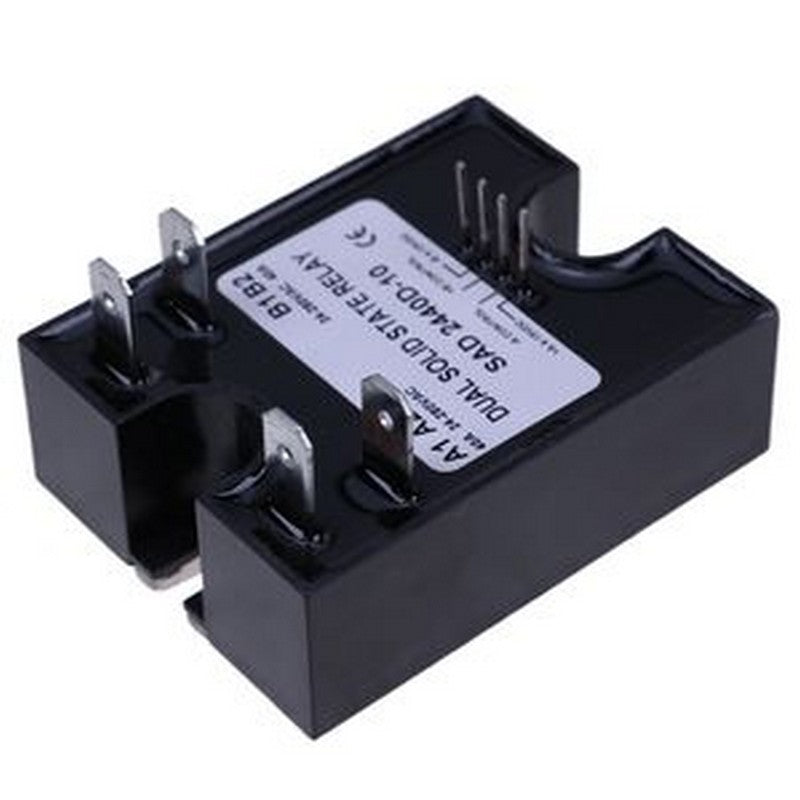 Dual Solid State Relay SSR 4-15VDC Input 280VAC 40A D2440D-10 Random T ...