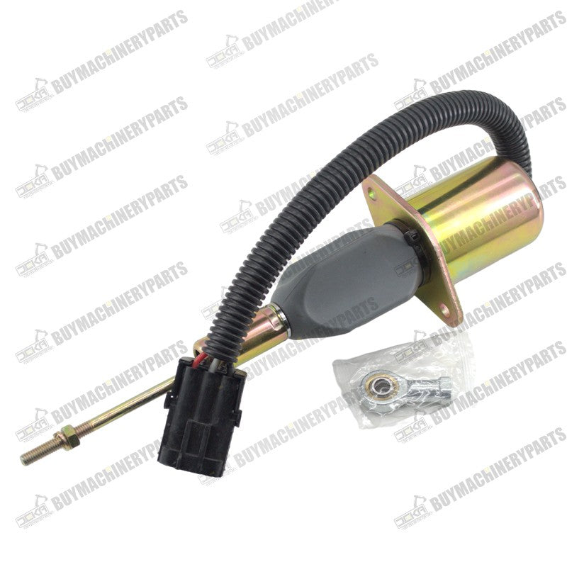 Electric Fuel Shut Off Run Solenoid RE53507 Cutoff Stop Motor for 8.1L John Deere 12Vdc - Buymachineryparts