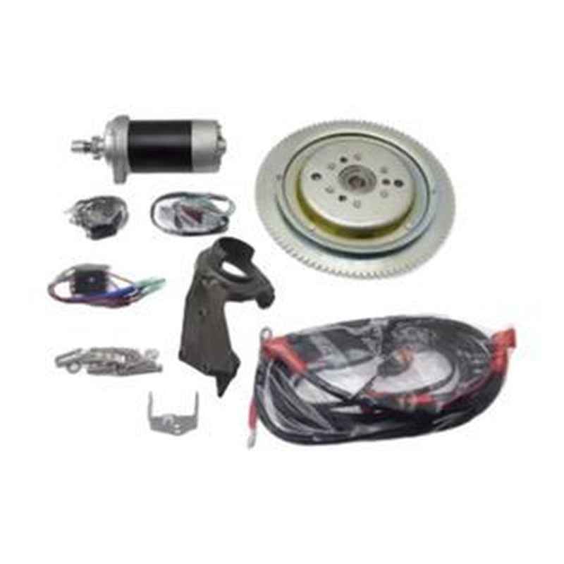 Electric Start Motor Kit & Flywheel for Yamaha 25MSHX Outboard