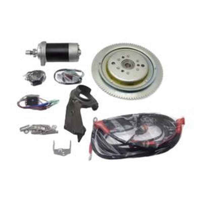 Electric Start Motor Kit & Flywheel for Yamaha 25MSHX Outboard