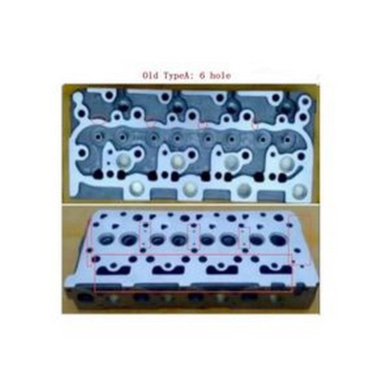 Complete Cylinder Head with valve for Kubota Engine V2003 V2203 V2403 - Buymachineryparts