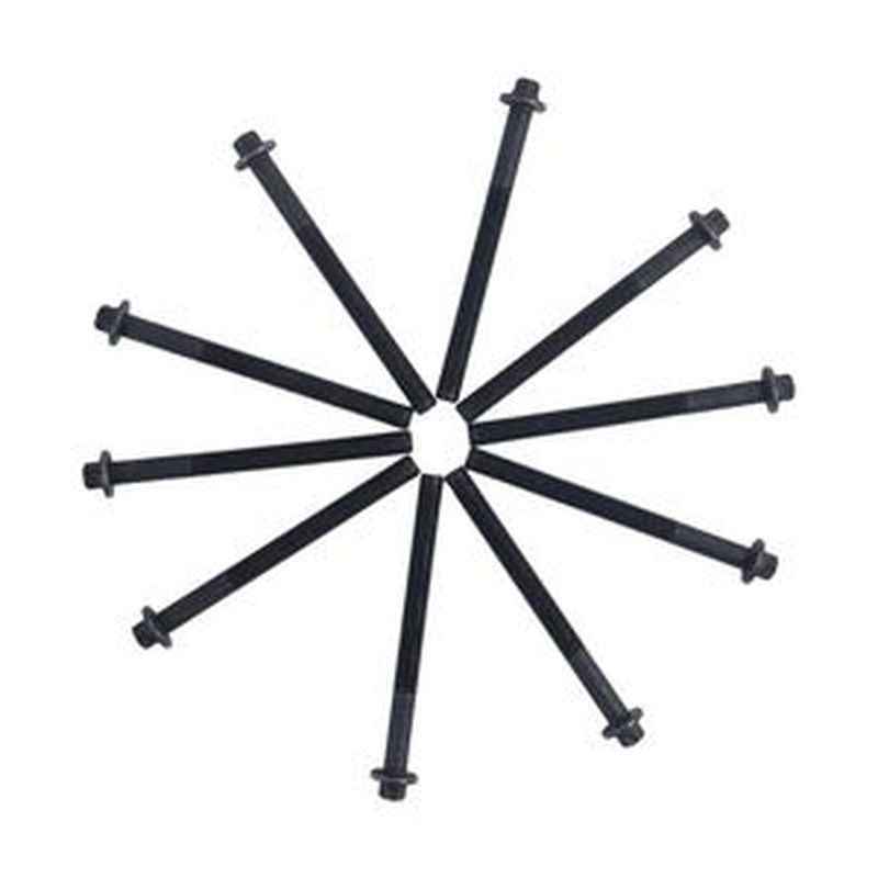 Engine Cylinder Head Bolt Kit (10pcs) 320/02711 320/02521 for JCB Loaders