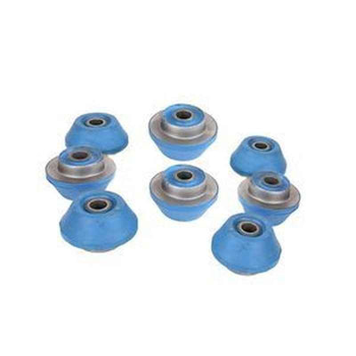 8Pcs Engine Mounting Rubber Cushions 113-01-21110 for Komatsu PC100-1 PC120-1 Excavator
