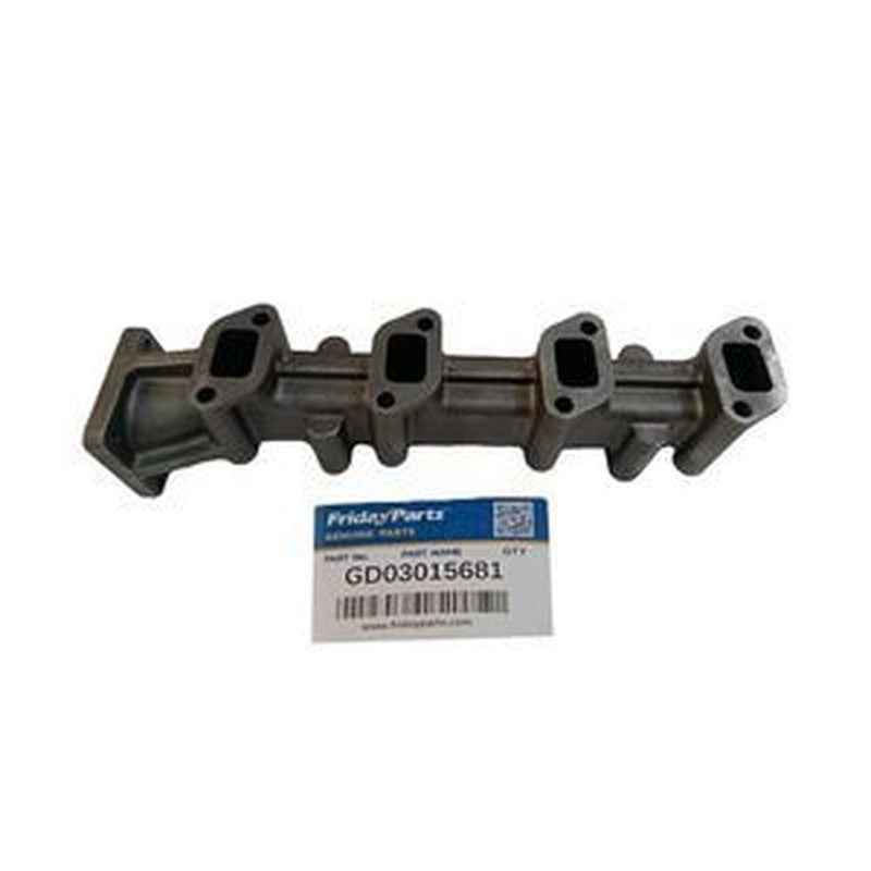 Exhaust Manifold 129640-13109 for Yanmar 4TNV88 & Hitachi ZX48U/50U/52U Excavator