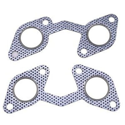 Exhaust Manifold & Gasket 17377-12312 for Kubota V2203/V2403 Engine Tractor
