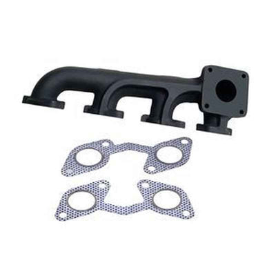 Exhaust Manifold & Gasket 17377-12312 for Kubota V2203/V2403 Engine Tractor