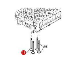 Exhaust Valve 7030457 for Bobcat S510/S530/S590/T550 Loaders