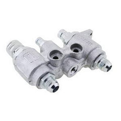 Faster 4BD4FH Hydraulic Manifold Quick Connect Flat Face Saturn Block Bobcat