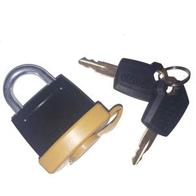 Filler Cap & Padlock Set 142-8828 & 246-2641 for Caterpillar CAT Loaders buymachineryparts