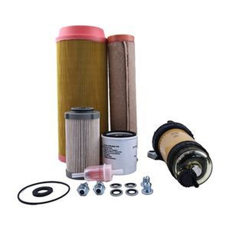 Maintenance Filter Kit (6pcs) 3776969 1G7206 for Caterpillar CAT Mini Excavators