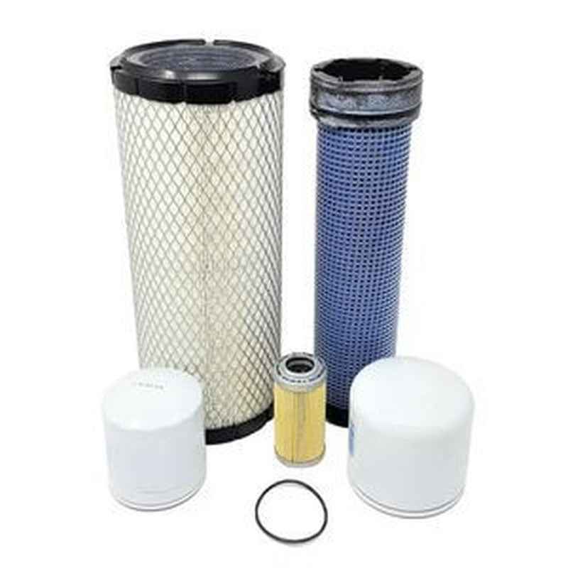 Premium Filter Kit for Kubota V2607-DI-E3 Engine, KX057-4 Excavator