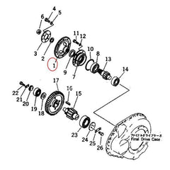 Flange 175-27-31463 for Komatsu D85A-21 D80A-18 D85P-18 D85C-21 D95S-1 D95S-2 D155C-1P D135A-2 D150A-1 D135A-1 D155W-1