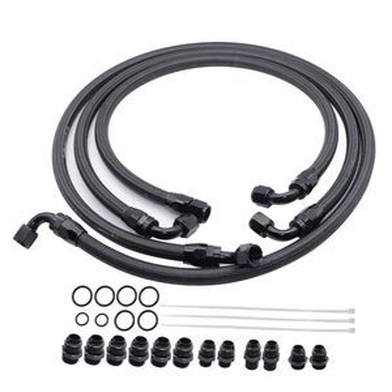 Fleece Transmission Cooler Lines Kit 21101404 for Chevrolet GMC Duramax 6.6L 2001-2005