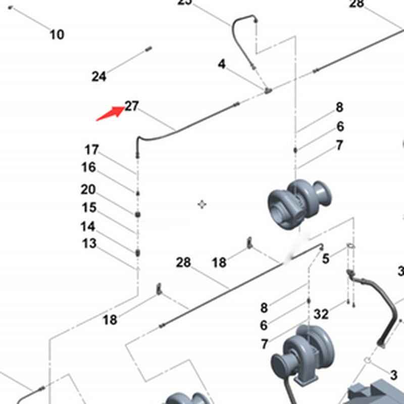 Flexible Hose 3635131 for Cummins QSK60 Engine