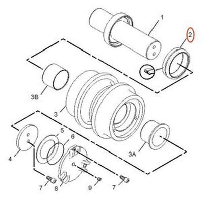 Floating Oil Seal 179-1292 for Caterpillar CAT Excavator & Tractor
