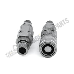 Para Bobcat New Holland CASE GEHL #10 JIC Rosca 1/2' Acoplador de conexión rápida hidráulica de cara plana 