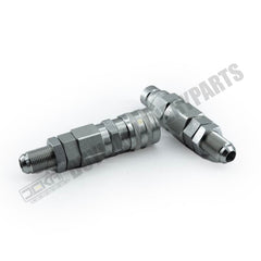 Para Bobcat New Holland CASE GEHL #10 JIC Rosca 1/2' Acoplador de conexión rápida hidráulica de cara plana 