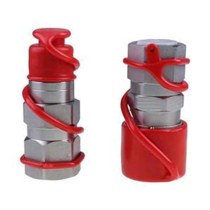 5/8' SAE Hydraulic Quick Connect Coupler Set for Case 85XT 90XT 95XT